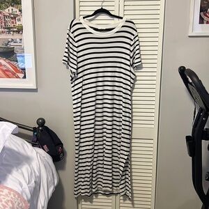 H&M Striped T-shirt Dress